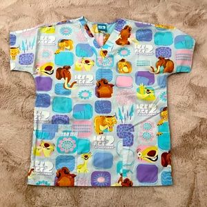 Ice Age 2 XS Scrub Top